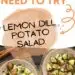 Lemon Dill Potato Salad {No Mayo Potato Salad}