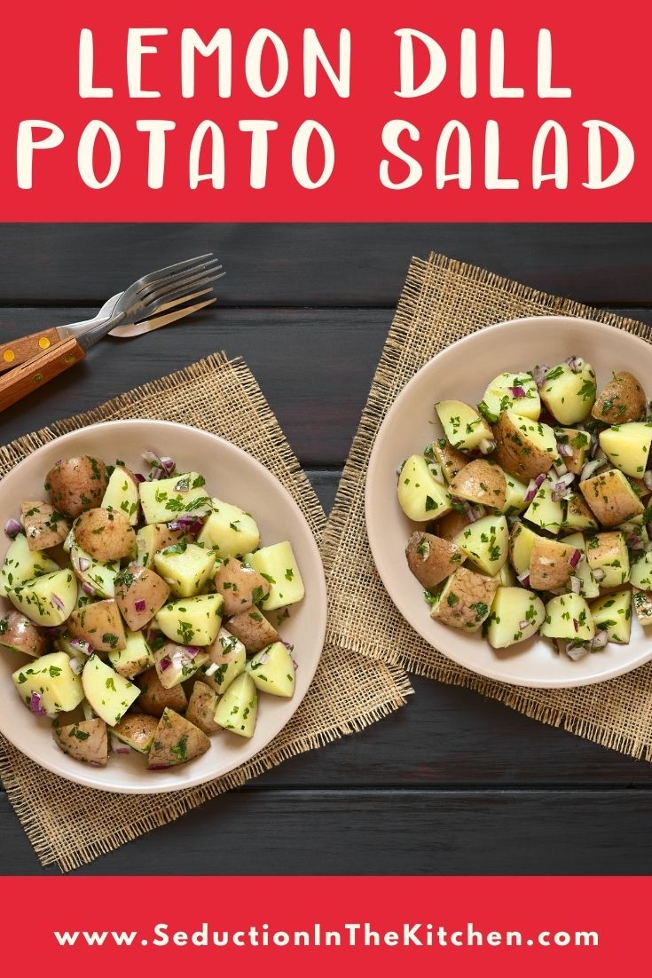 Lemon Dill Potato Salad {No Mayo Potato Salad}