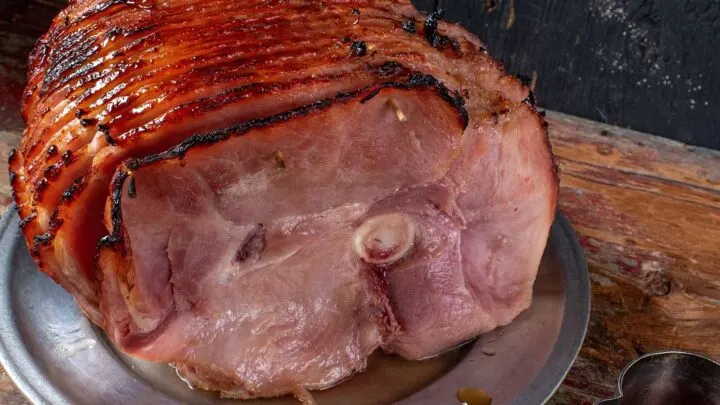 Ginger Ale Brown Sugar Ham {3 Ingredient Ham Glaze}