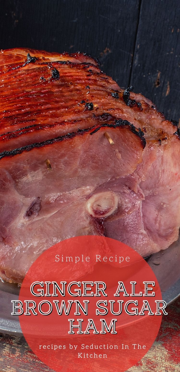 Ginger Ale Brown Sugar Ham {3 Ingredient Ham Glaze}