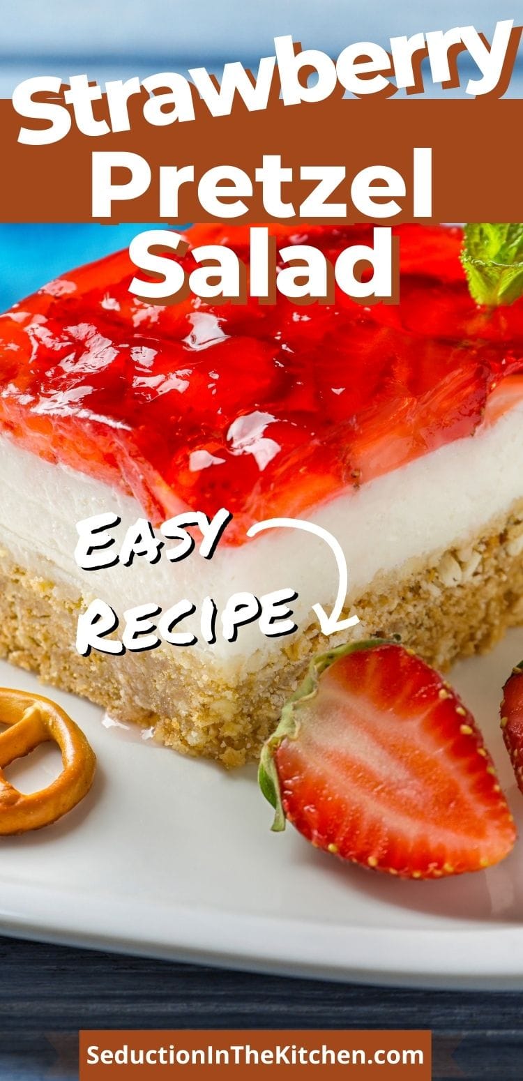 Strawberry Pretzel Salad {Easy Summer Dessert}