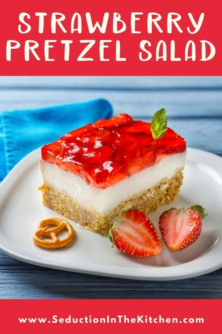 Strawberry Pretzel Salad {Easy Summer Dessert}